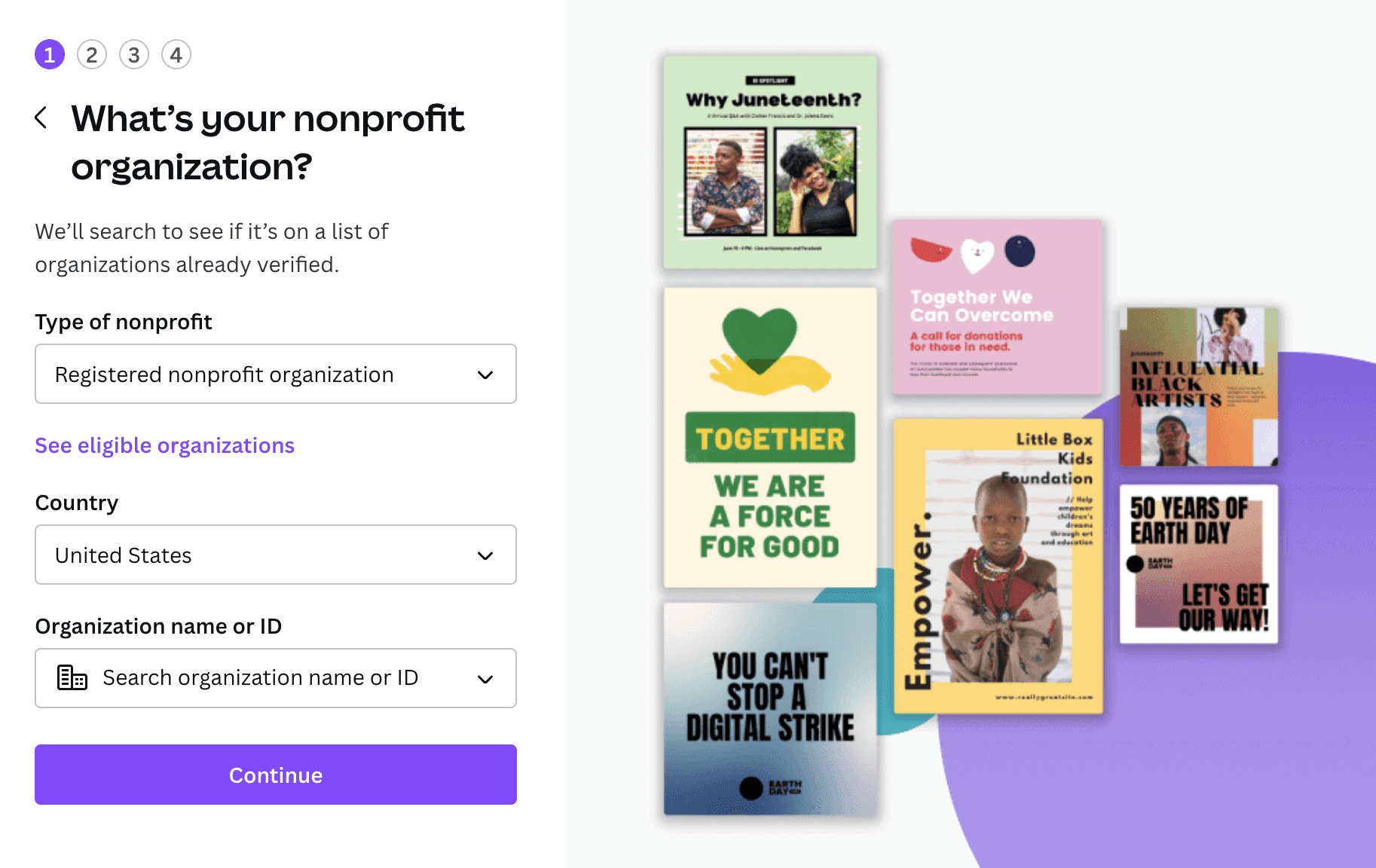 Getting started with Canva for non-profits